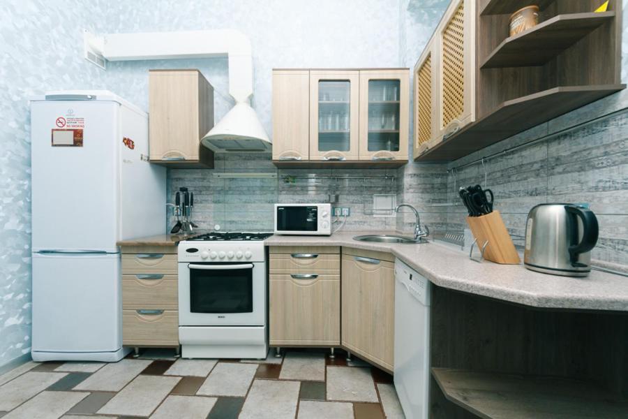Stylish Two-Level Flat 2 Min From Khreschatyk Kiev Buitenkant foto